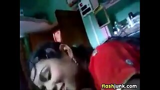 Indian Flashes Her Tits Together with Plays With A Cock